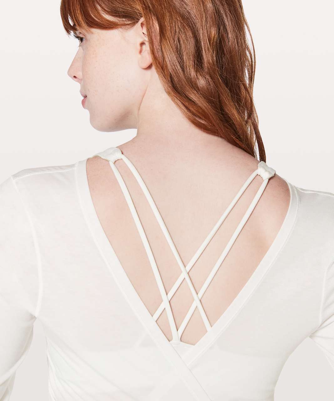 Lululemon Tied To It Wrap - Heathered White