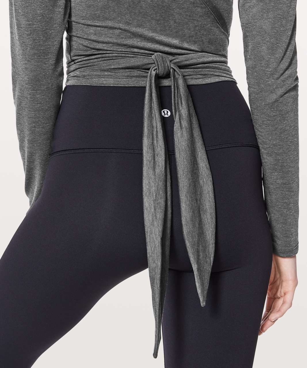 Lululemon Tied To It Wrap - Heathered Black