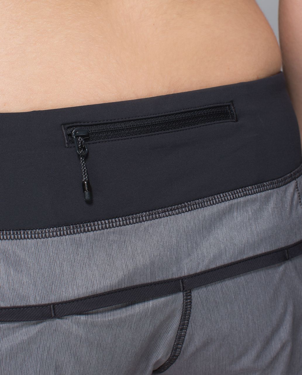 Lululemon Run: Speed Short *4-way Stretch - Heathered Slate / Deep Coal ...