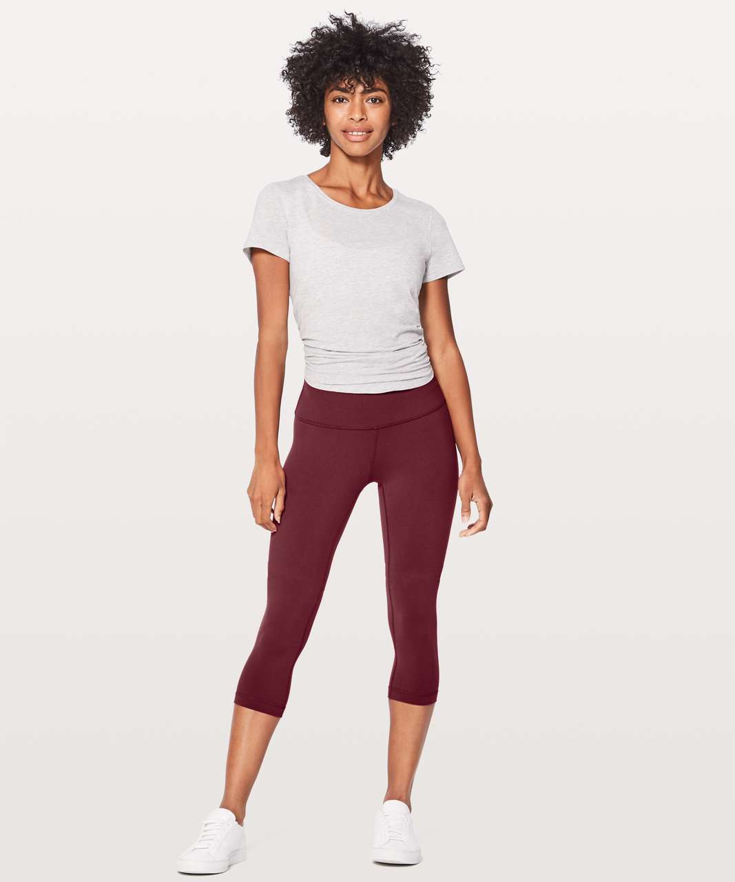 Lululemon Wunder Under Crop (Hi-Rise) 21" - Deep Luxe