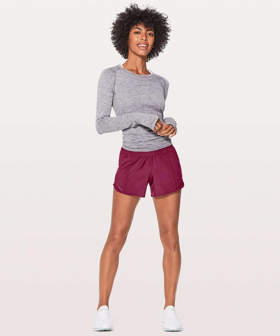 Lululemon Hotty Hot Short II Long 4 - Deep Luxe - lulu fanatics