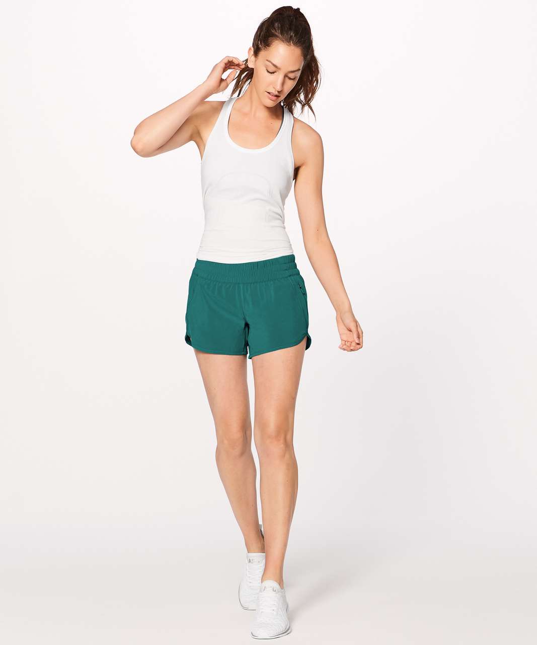 Lululemon Tracker Short V *4" - Teal Green