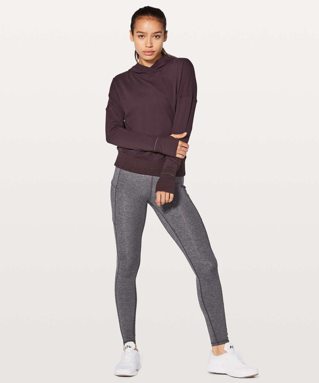 Lululemon Lead The Pack Hoodie - Black Cherry