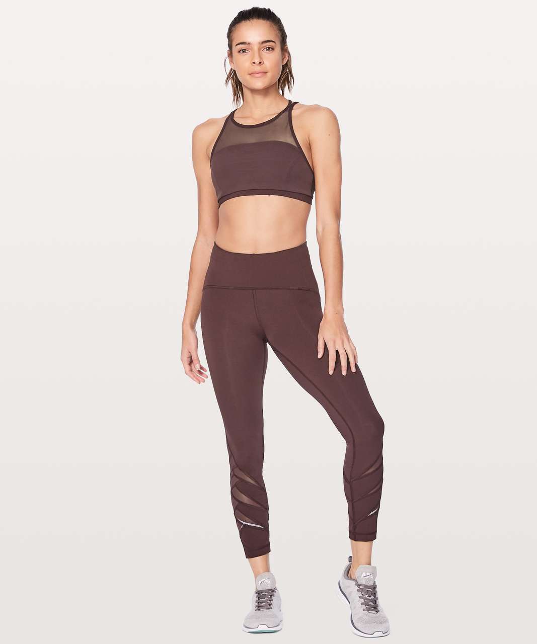 Lululemon Get Set Bra - Black Cherry - lulu fanatics