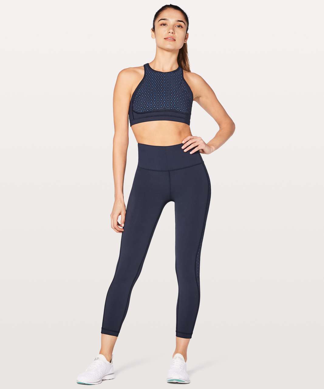 Lululemon Colour Me Quick 7/8 Tight 25 - Midnight Navy / Blazer Blue -  lulu fanatics