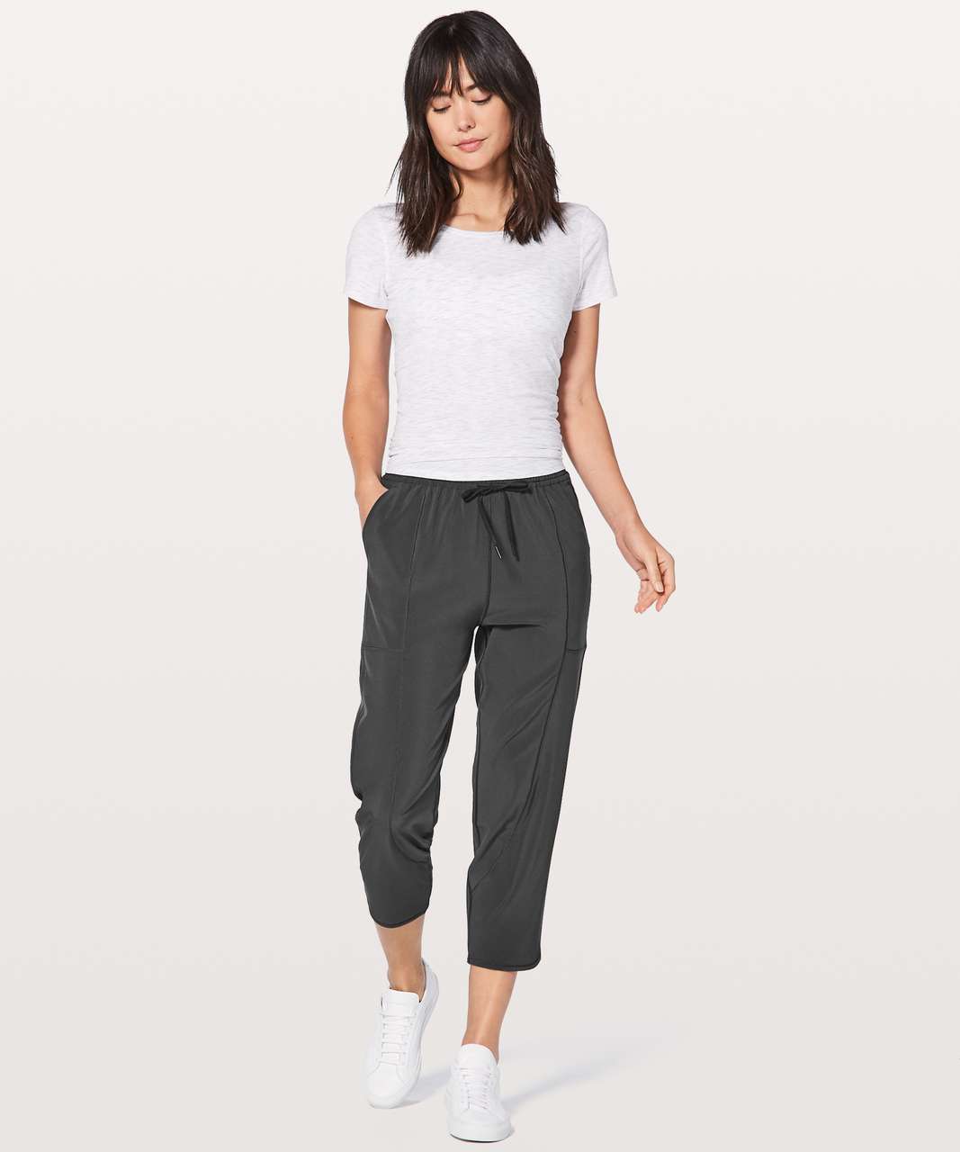 Lululemon Final Play Crop 23 - Deep Coal - lulu fanatics