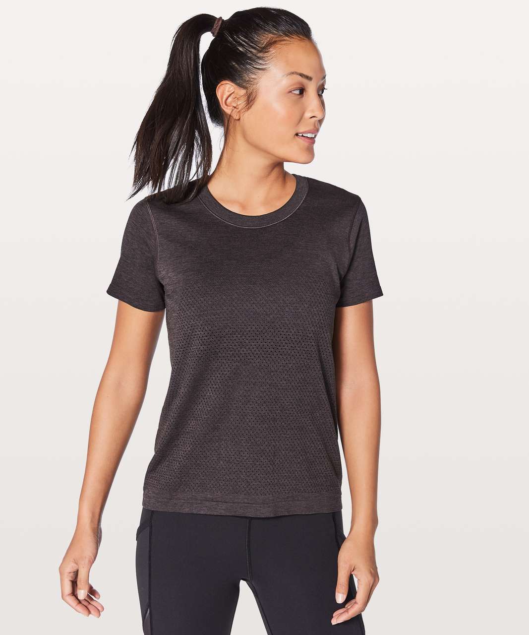 lululemon W RCO Swiftly Breathe Short Sleeve Shirt Black