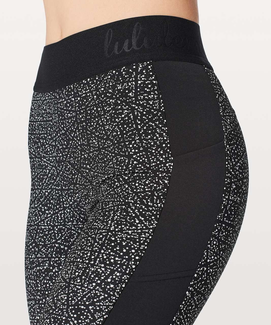 LULULEMON Box It Out High-Rise Legging. Black & Gray. Side pockets. Size 8-#296