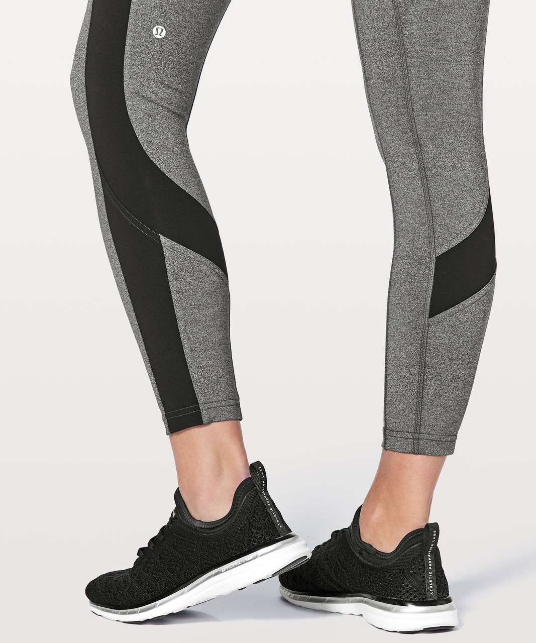 Lululemon Box It Out Tight - Heathered Black / Black