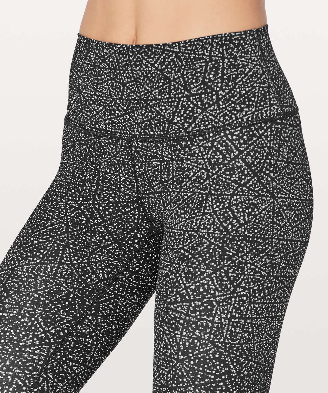 Lululemon Wunder Under Hi-Rise 7/8 Tight Full-On Luxtreme 25" - Night View White Black