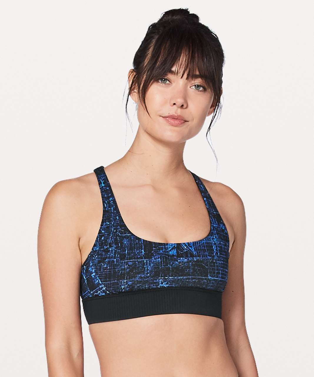 Lululemon Keep Your Form Bra - City Lights Multi Black / Black