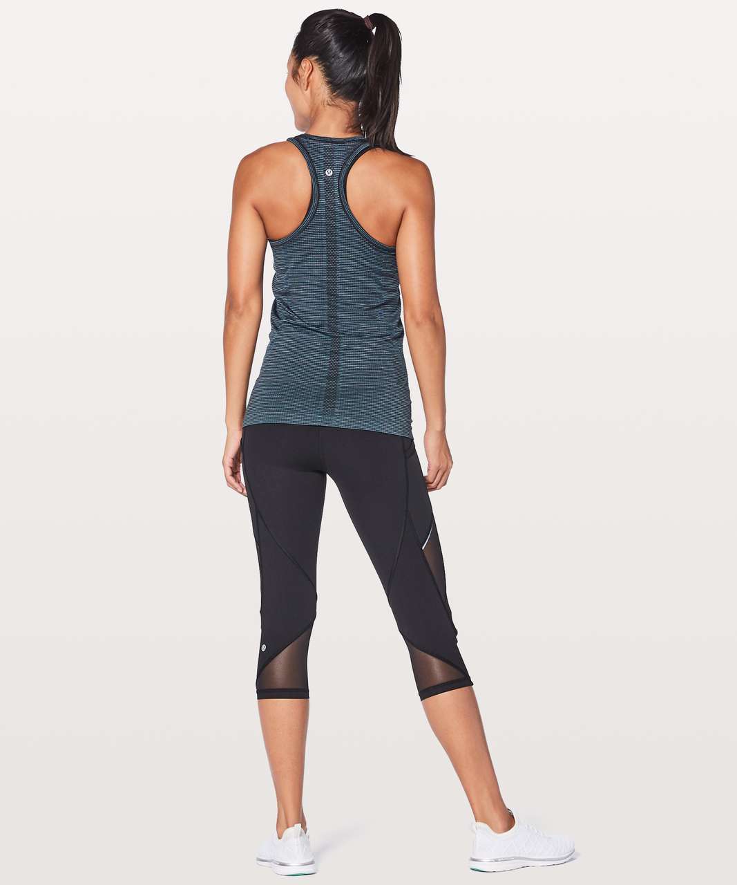 Lululemon Swiftly Tech Racerback - Dark Maritime / Black / Lavender / Blue