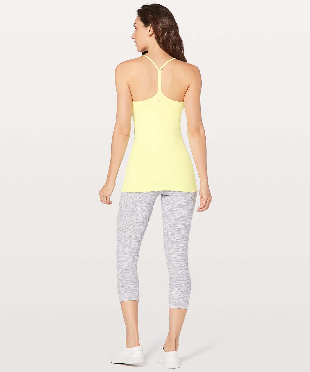 Lululemon Power Pose Tank Light Support For A/B Cup - Sheer Lemon