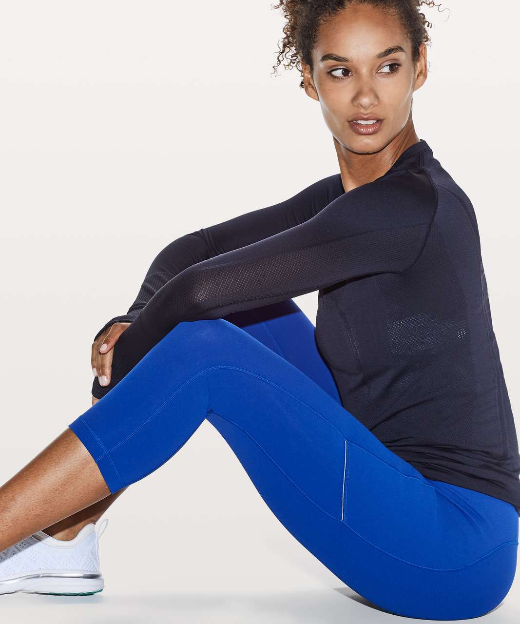 Lululemon Speed Up Crop 21 - Jet Stream - lulu fanatics