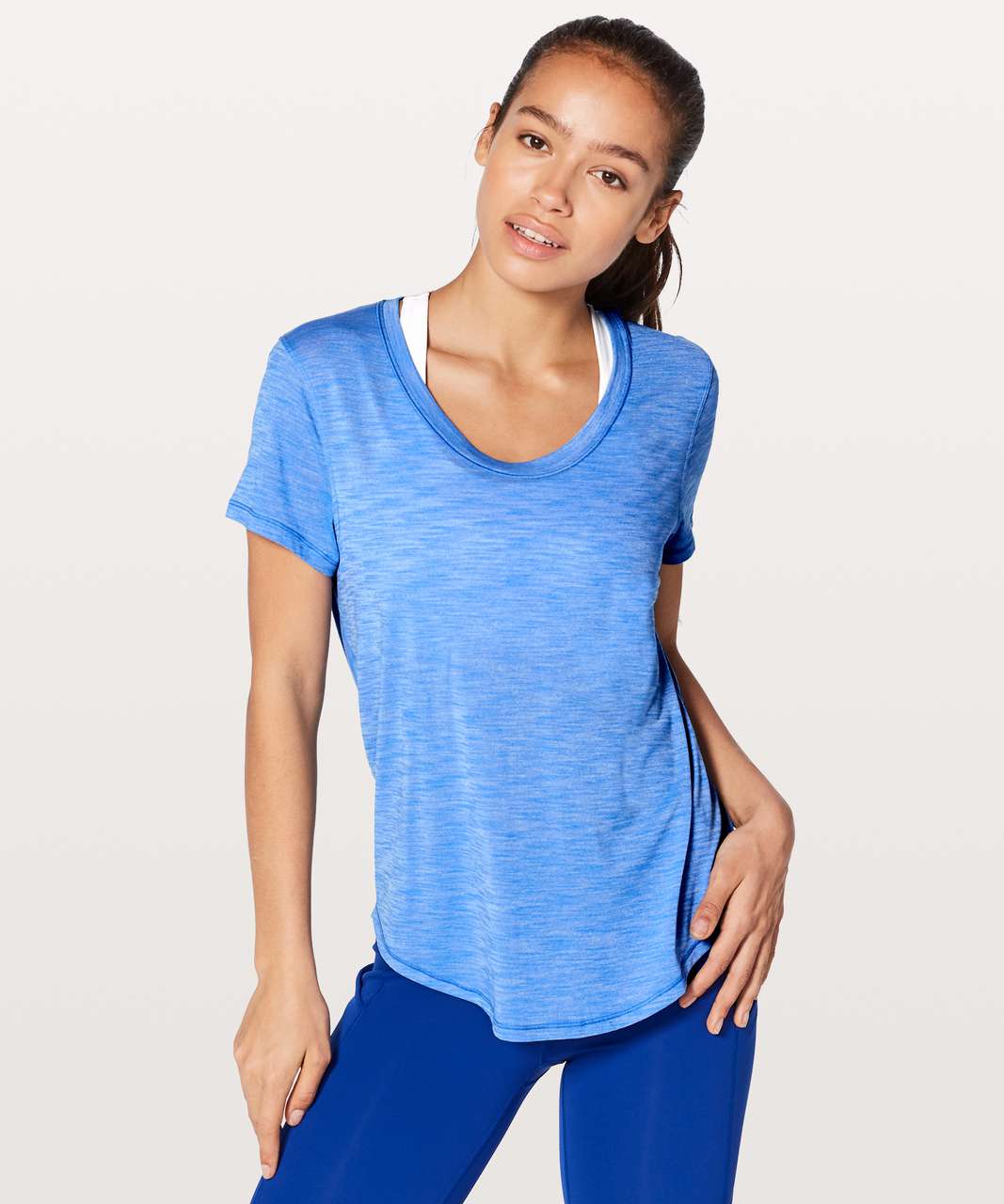 Lululemon Meant To Move Tee - Heathered Cosmos