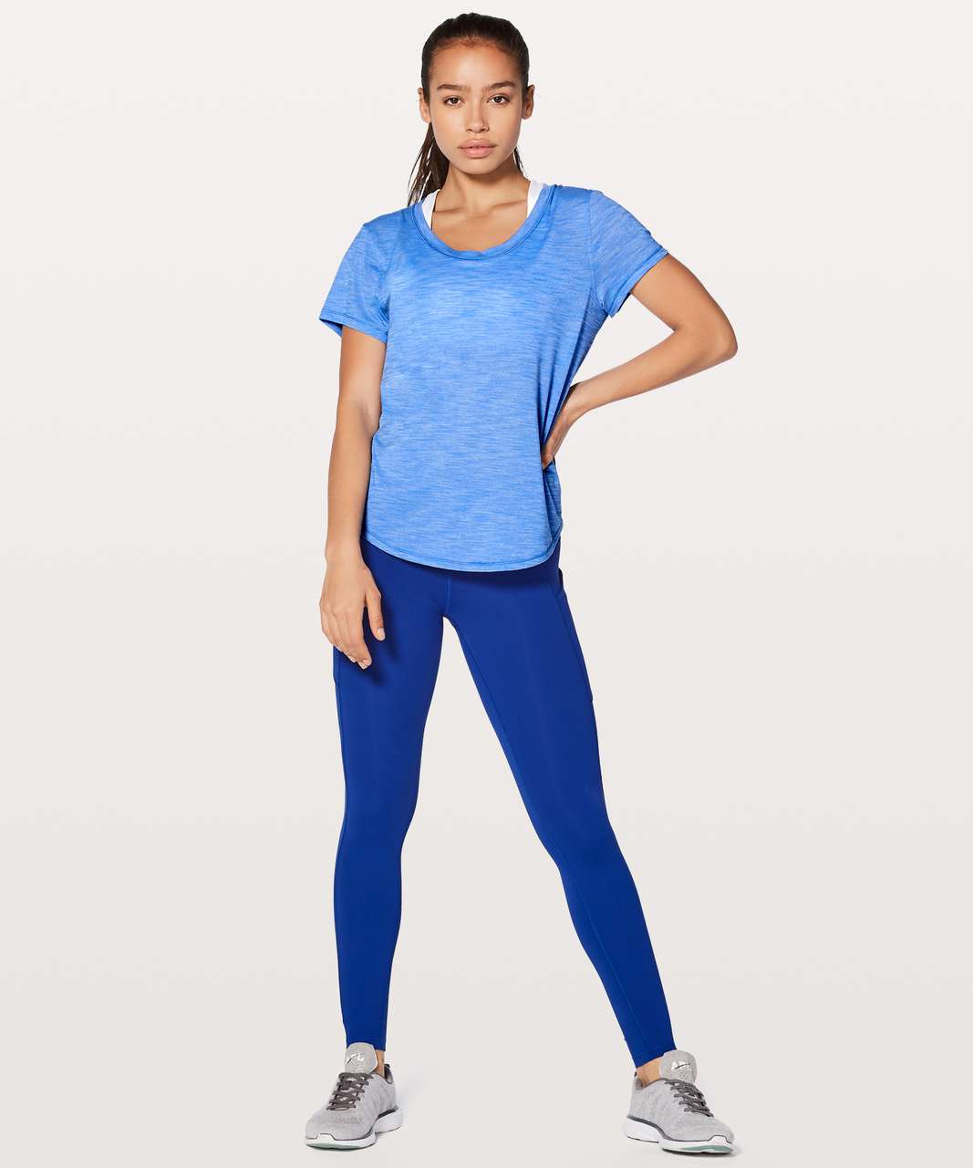 Lululemon Meant To Move Tee - Heathered Cosmos