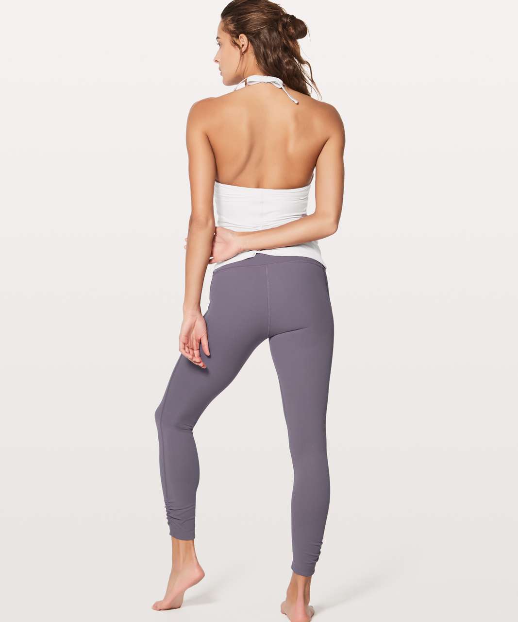 NWOT - Lululemon Awakening Crop *Taryn Toomey Collection 17 Ice Grey, SIZE: 8