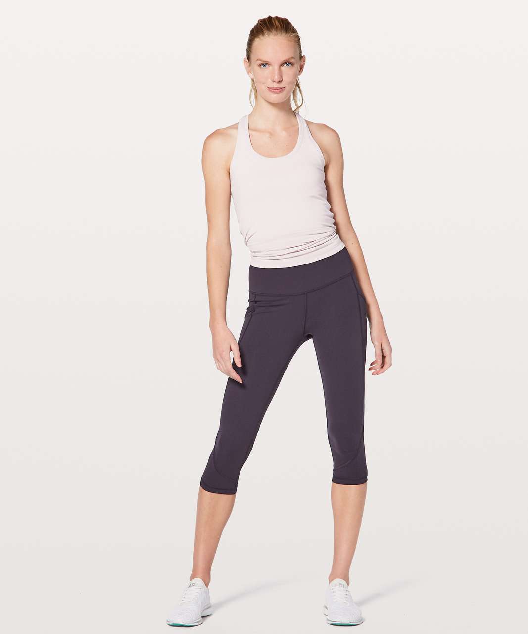 Lululemon Fast As Light Crop 19" - Boysenberry