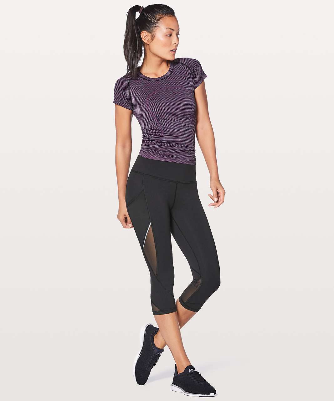 Lululemon Fast As Light Crop 19" - Black