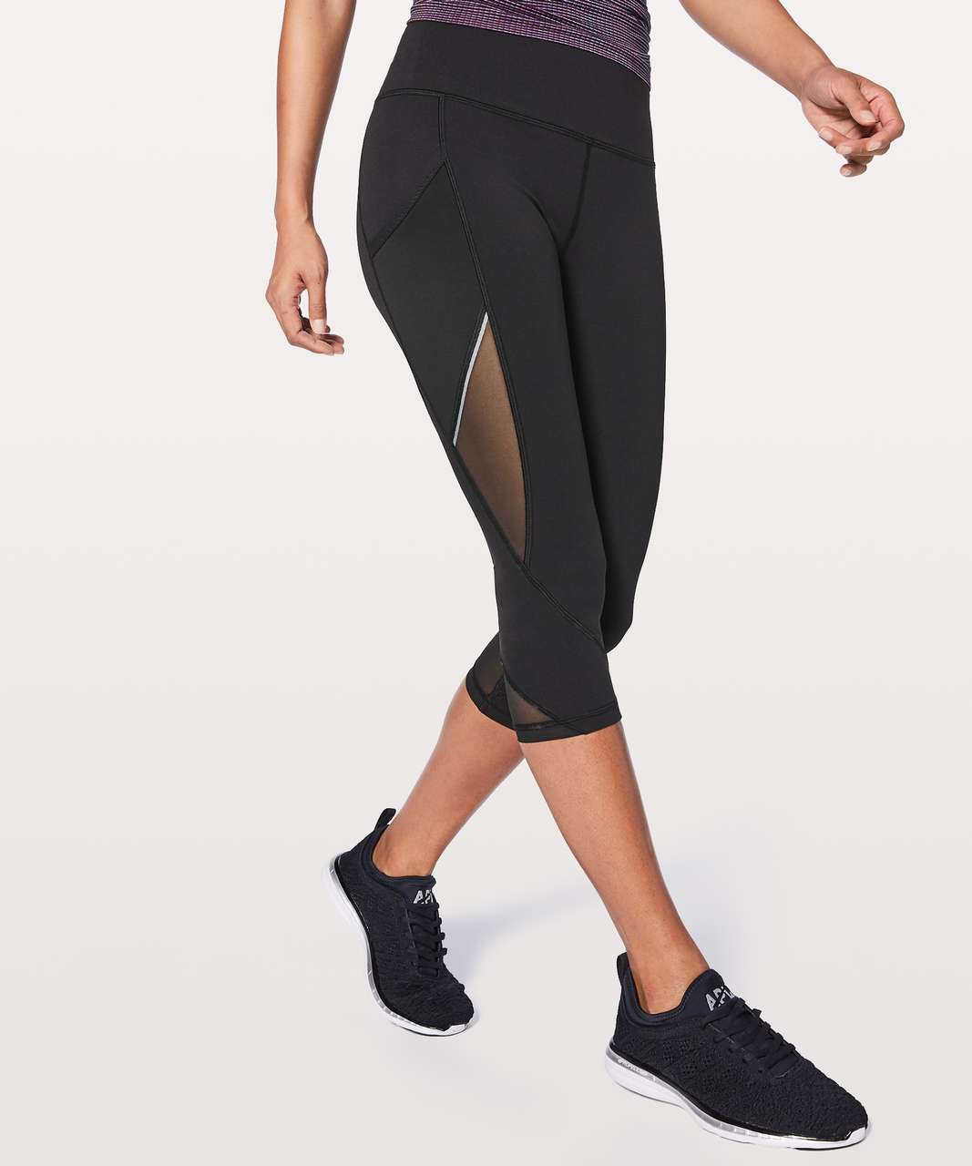 Lululemon Fast As Light Crop 19 - Black - lulu fanatics