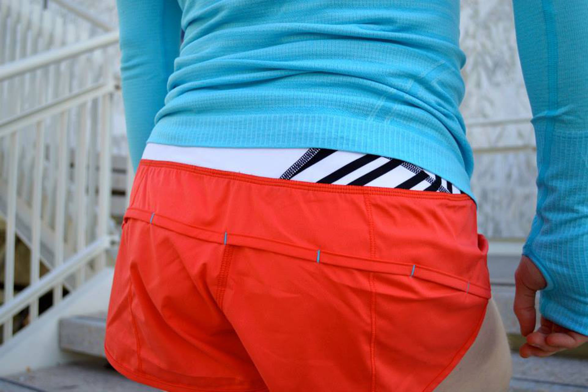 Lululemon Run:  Speed Short - Love Red / Quilt Summer13 4