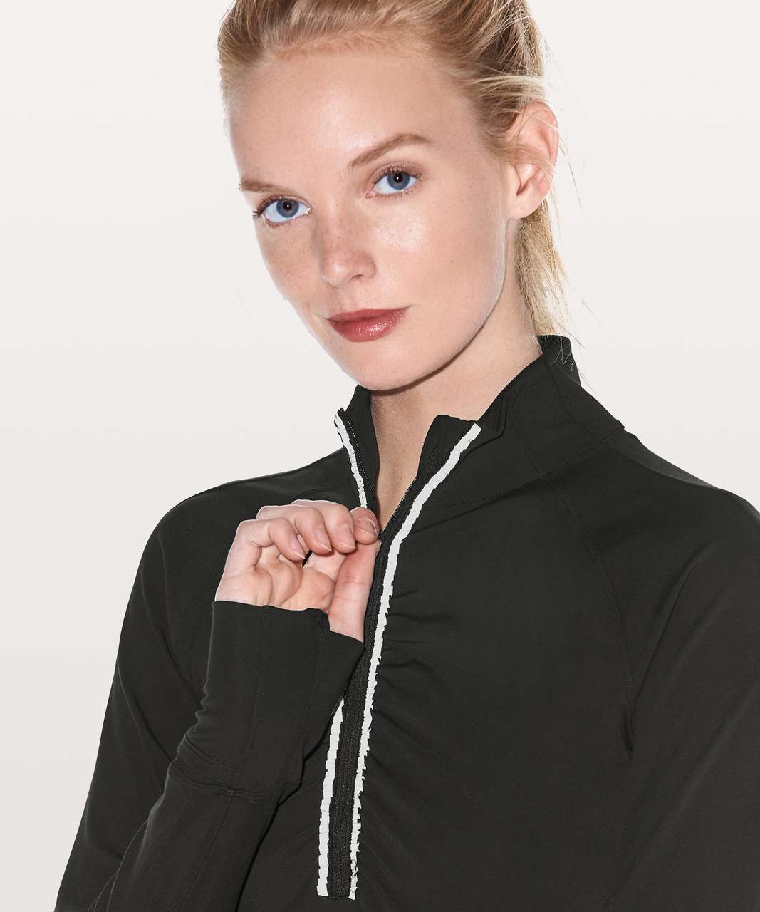 Lululemon Fast As Light 1/2 Zip - Black