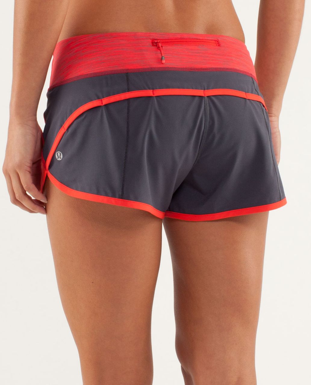 Lululemon Run: Speed Short - Love Red / Coal / Wee Are From Space Love Red  Coal - lulu fanatics