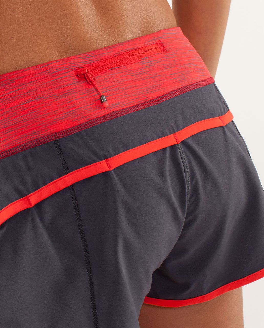 Lululemon Run:  Speed Short - Love Red / Coal / Wee Are From Space Love Red Coal