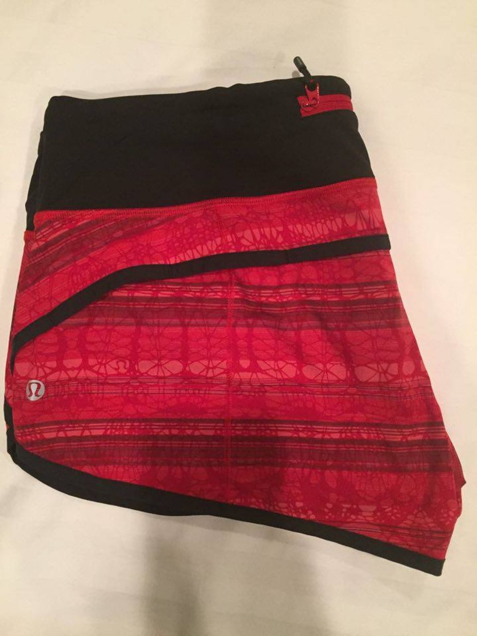 Lululemon Run:  Speed Short - Make Davie Run Crazy Print /  Black