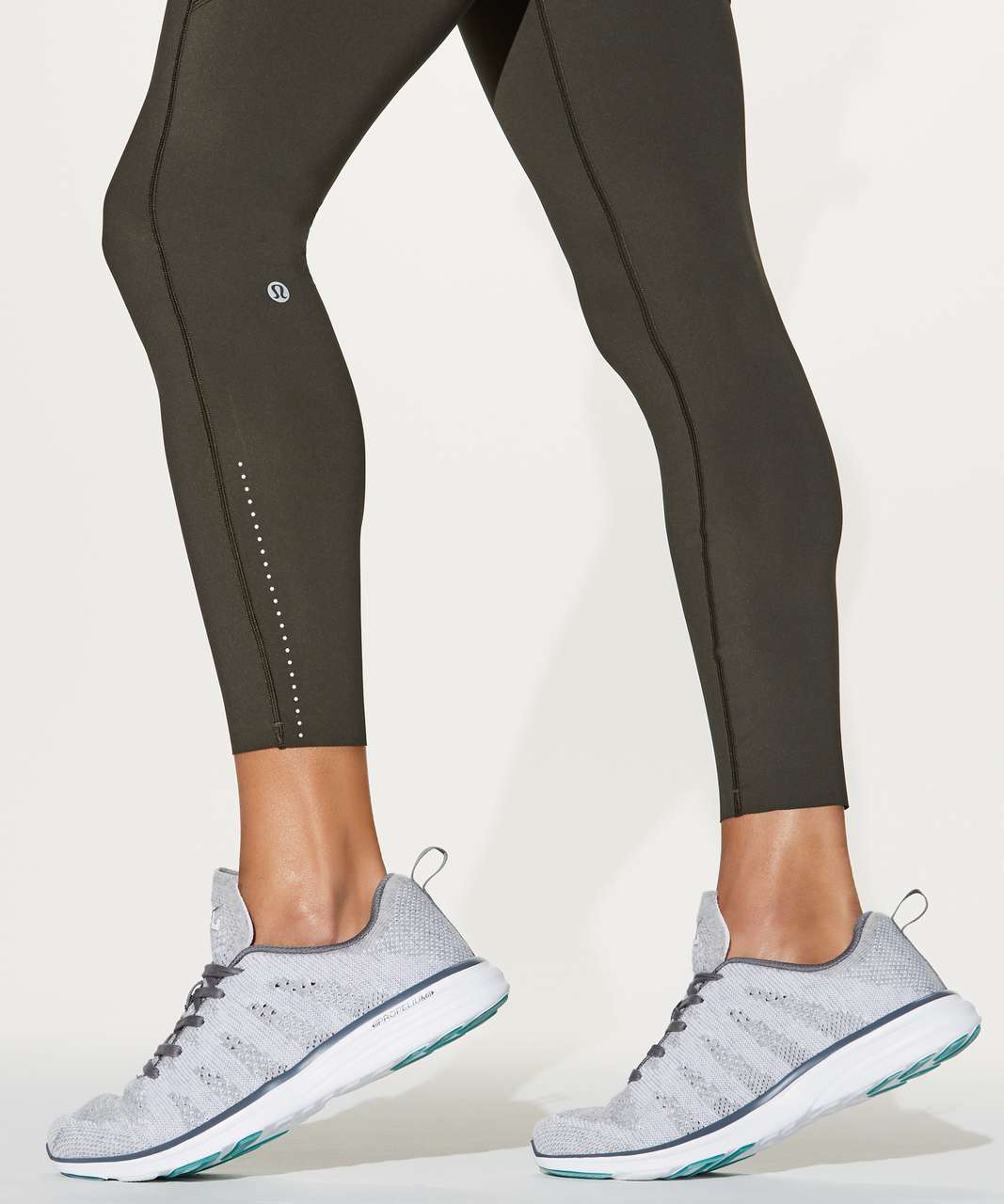Lululemon Fast & Free 7/8 Tight II *Nulux 25" - Dark Olive (First Release)