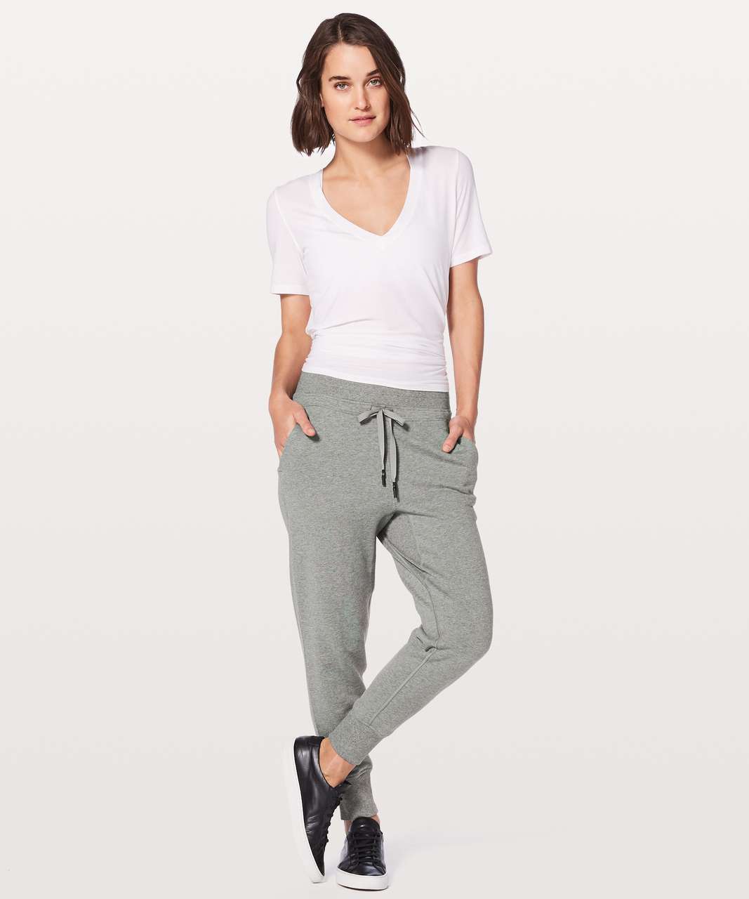 Lululemon Press Pause Jogger II 25.5 Heathered Core Medium Grey size 4  #W5AVQ - $54 - From Marissa