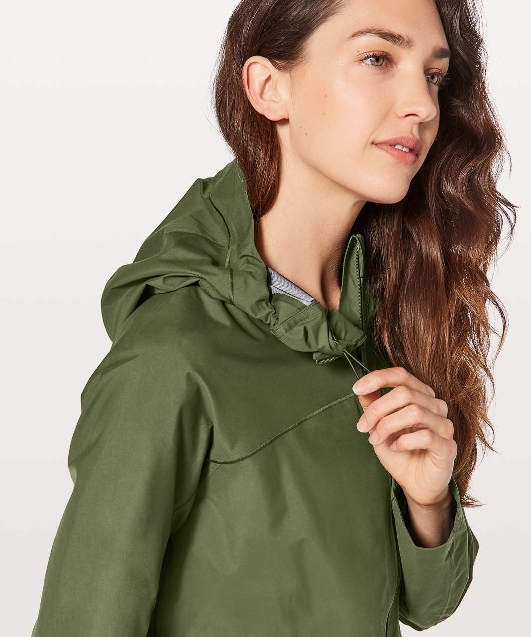 Lululemon Cloud Crush Jacket - Pesto - lulu fanatics  Rain jacket women,  Coats for women, Lululemon rain jacket