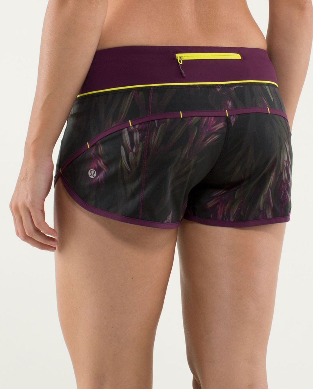 Lululemon Run:  Speed Short - Midnight Iris Multi / Plum