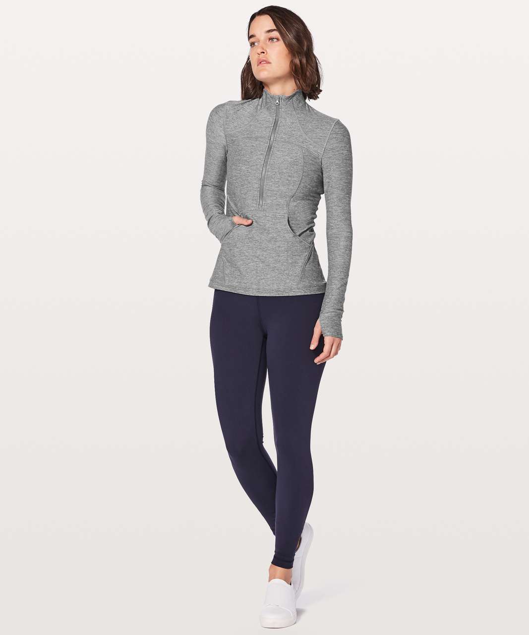 Lululemon Define Pullover - Heathered Slate