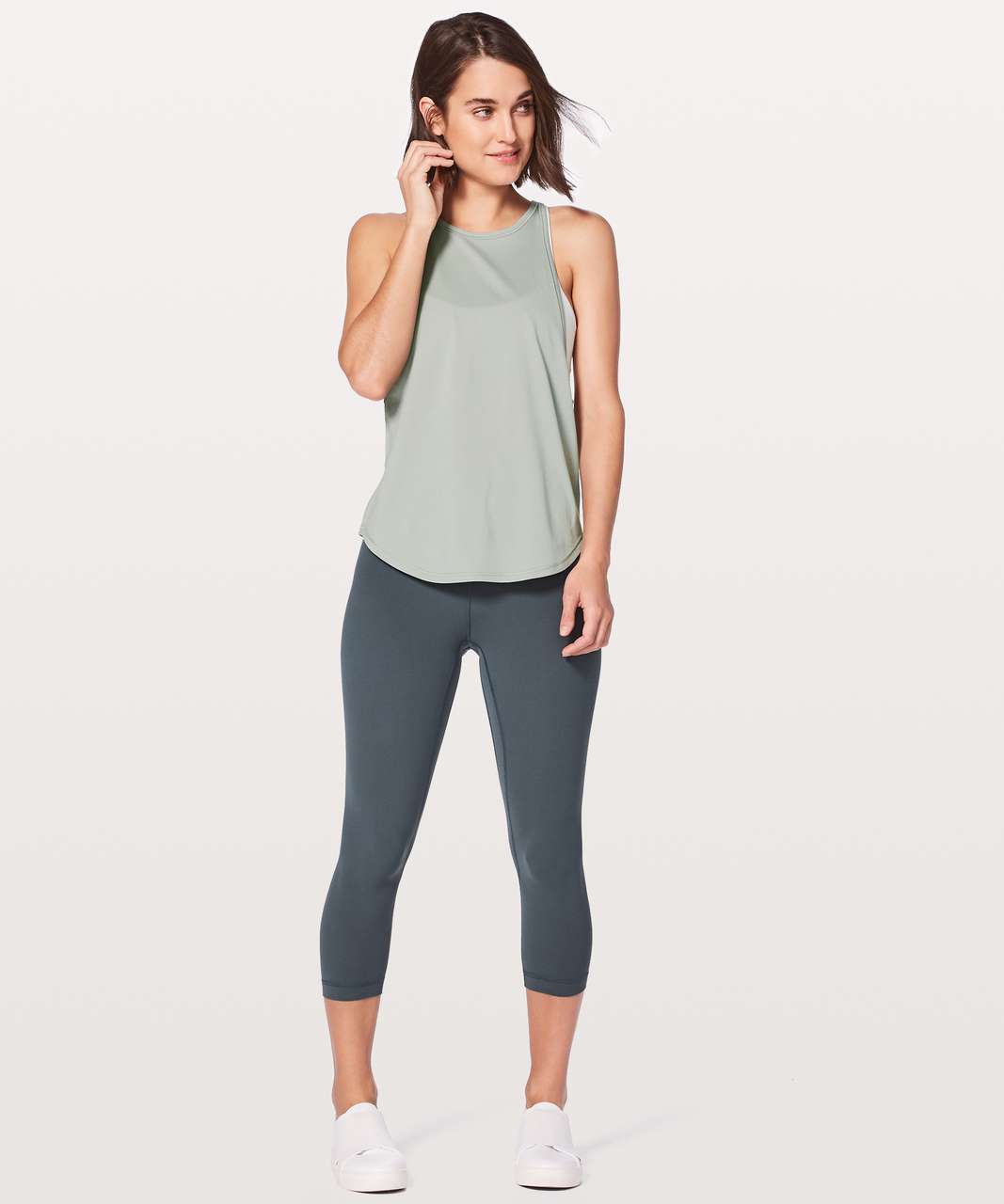 Lululemon Sweat Date Singlet - Misty Moss