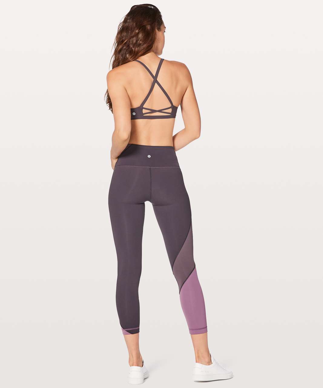 Lululemon Laced With Intent Bra Black Currant, Size 6, Women's