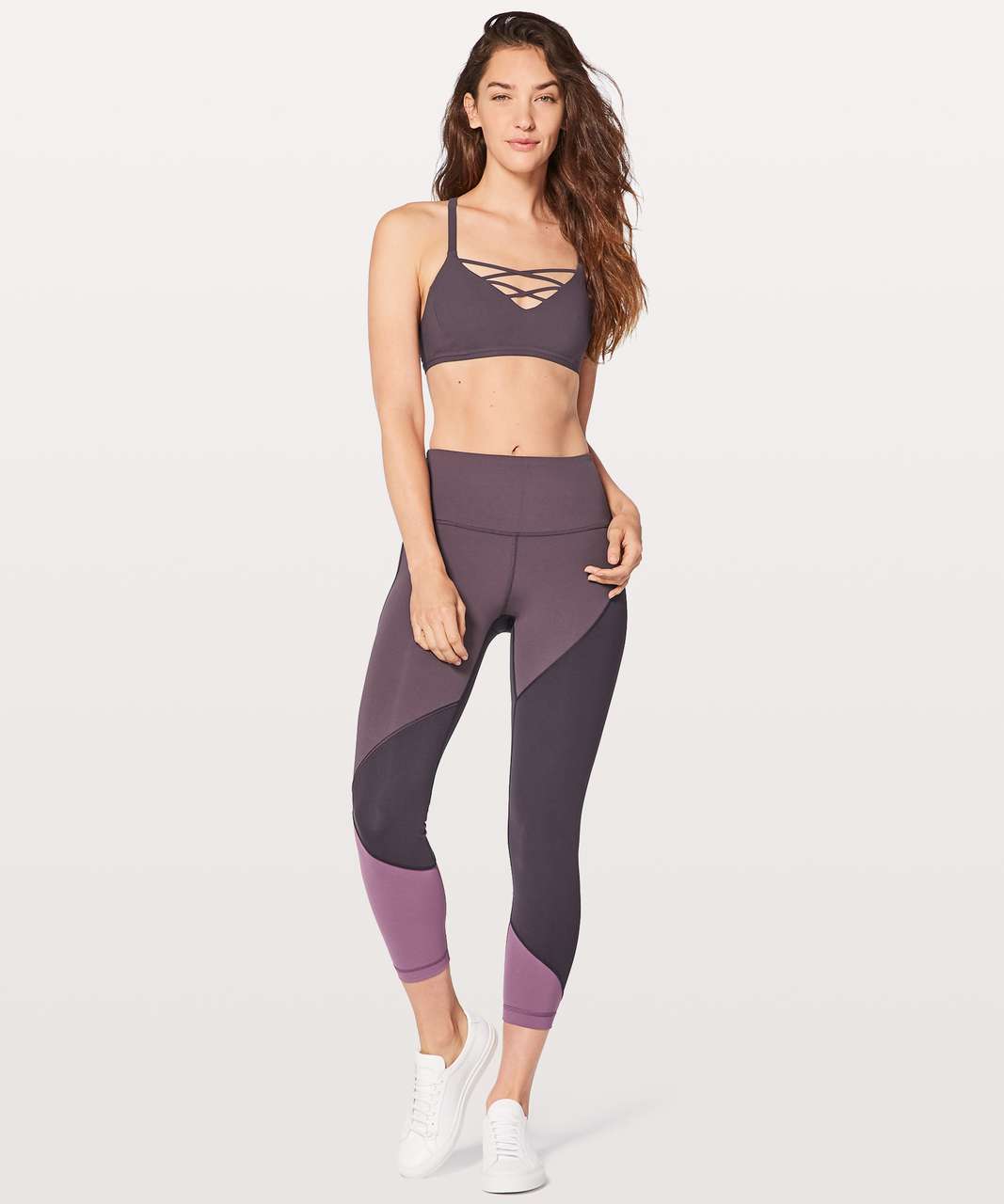 Lululemon Laced With Intent Bra - Black Currant