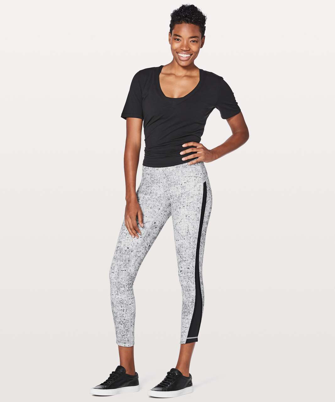 Lululemon Wunder Under Hi-Rise 7/8 Tight (Awaken) 25 - Black - lulu  fanatics