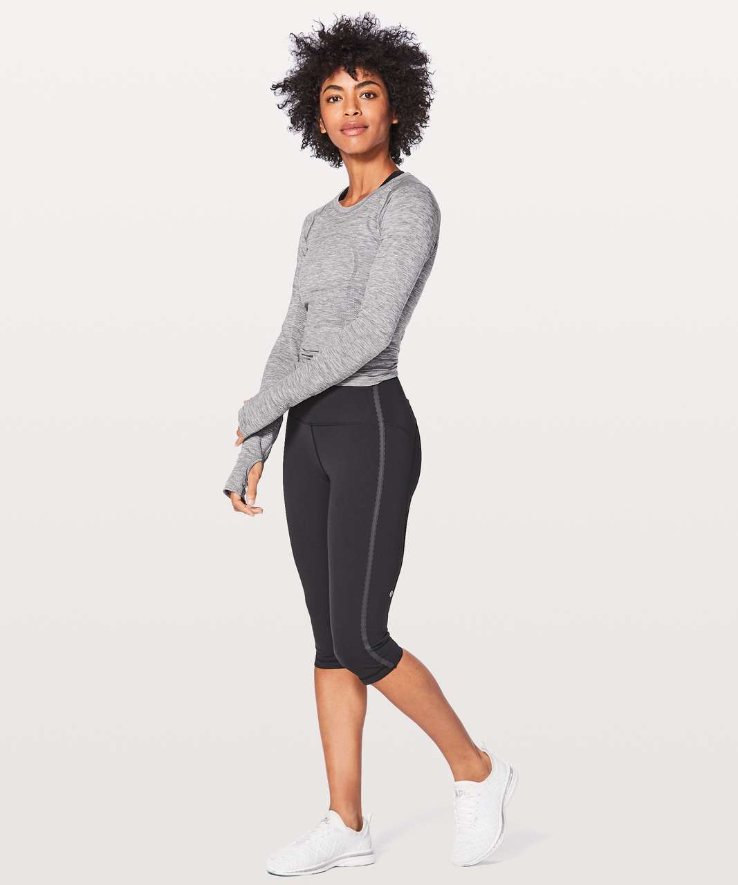 Lululemon Stop Drop & Squat Crop 17" - Black