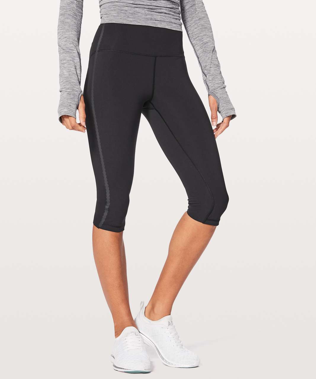 Lululemon Stop Drop & Squat Crop 17" - Black