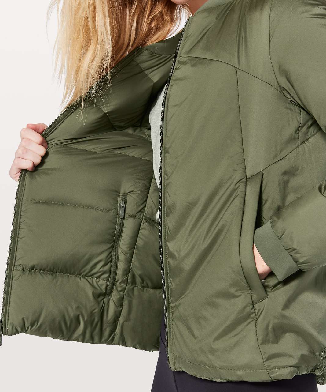 Lululemon Weightless Wunder Jacket - Pesto - lulu fanatics