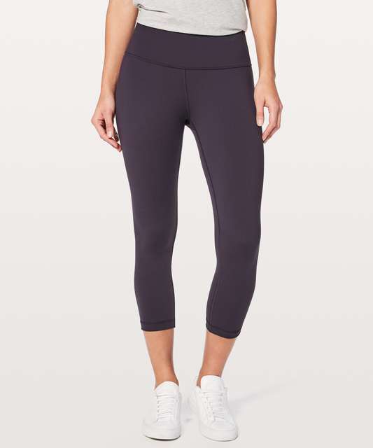 Lululemon Wunder Under Crop (High-Rise) *Full-On Luxtreme 21 - Hype Stripe  Black White - lulu fanatics