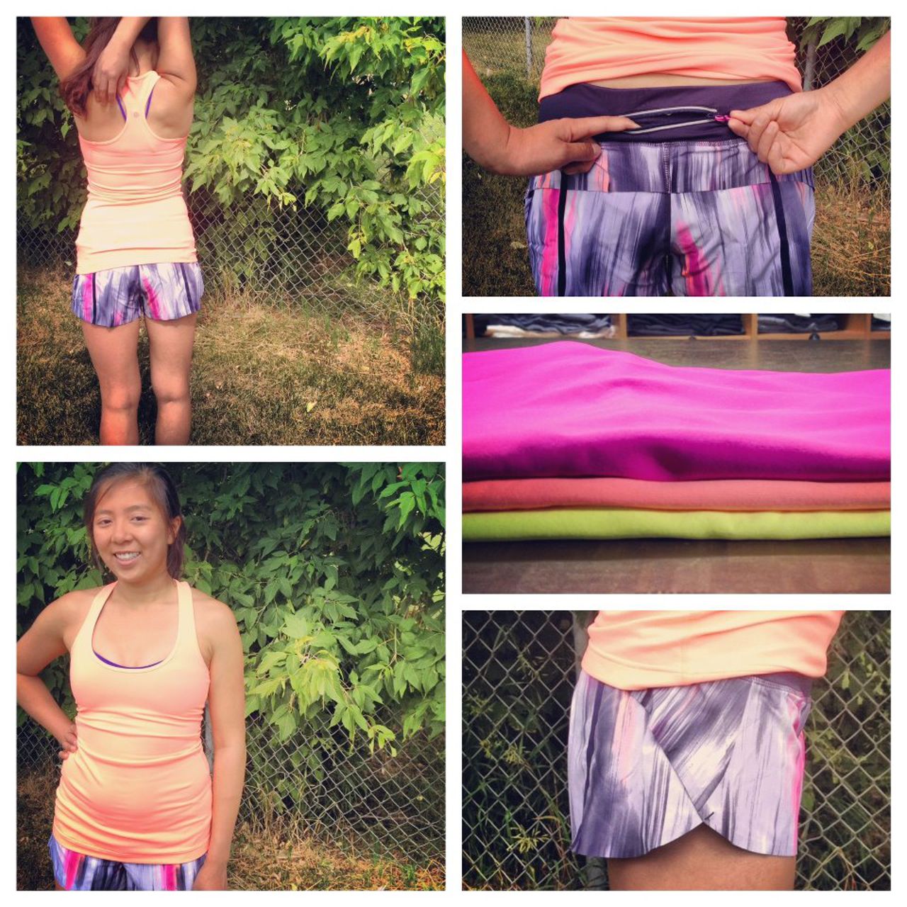 Lululemon Run:  Speed Short *Naked Seam - Mirage Deep Indigo / Black