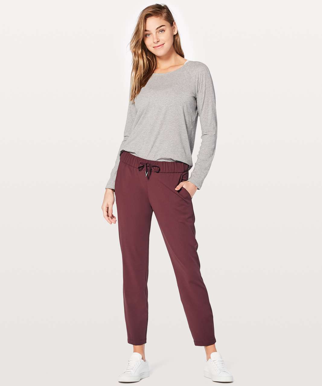 Lululemon On The Fly Pant *28 In Melanite