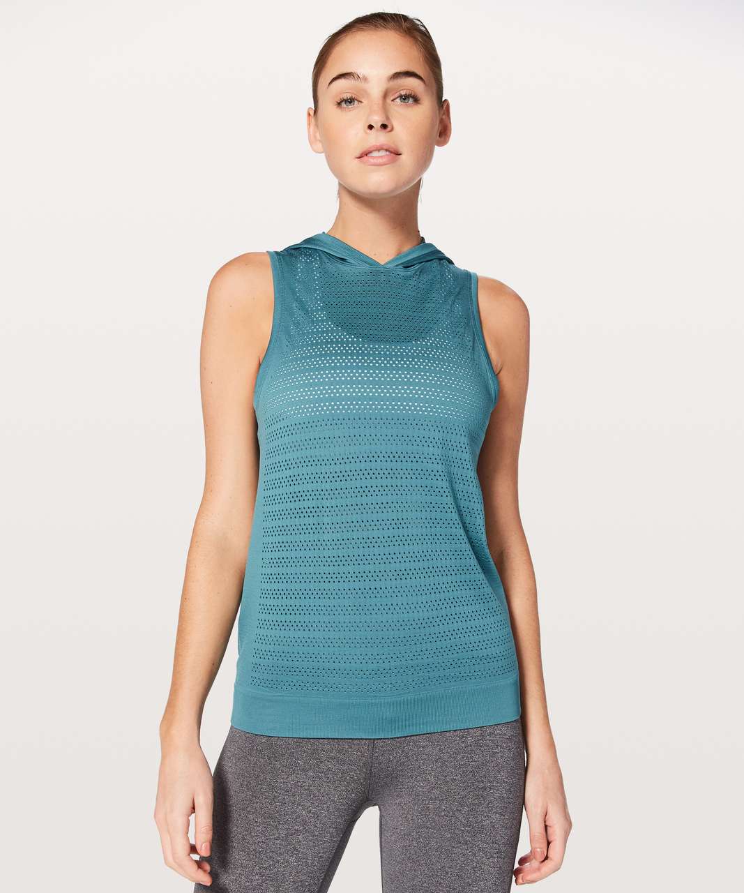 Lululemon Breeze By Hooded Tank Squad - Persian Blue