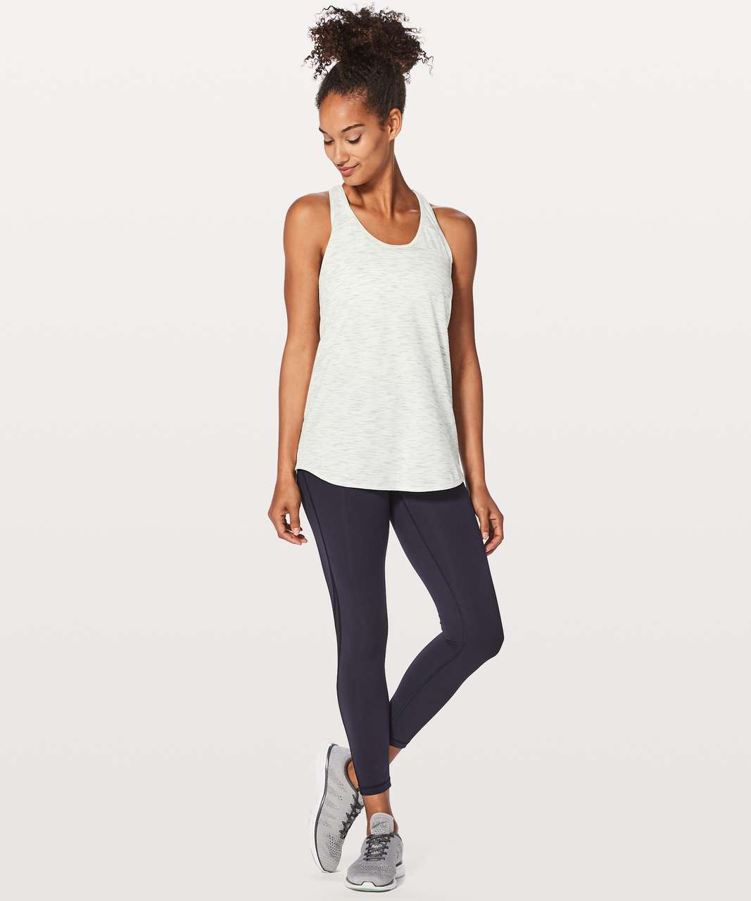 Lululemon Essential Tank - Tiger Space Dye Hail White (First Release)