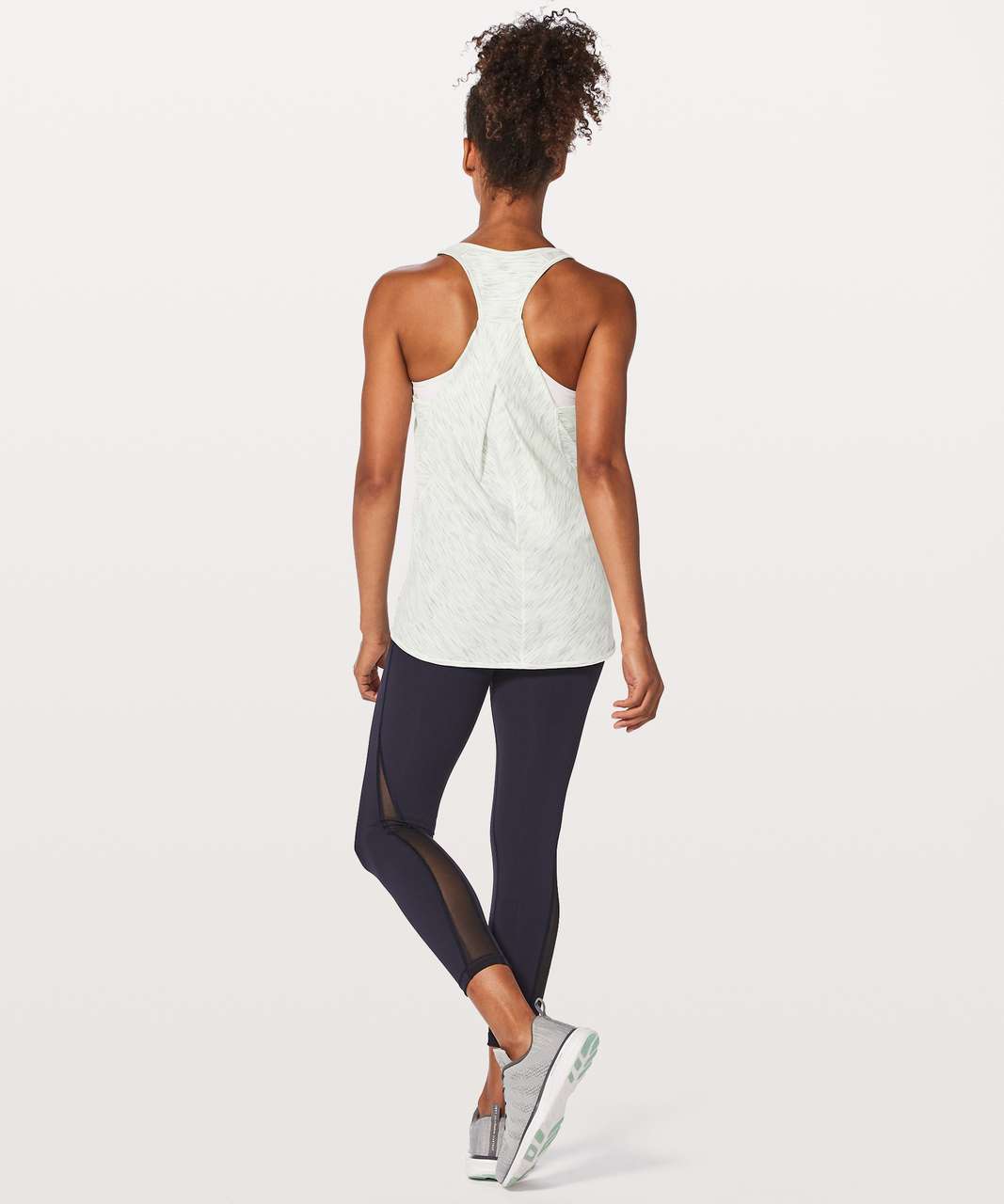 Lululemon Essential Tank - Tiger Space Dye Hail White (First Release)