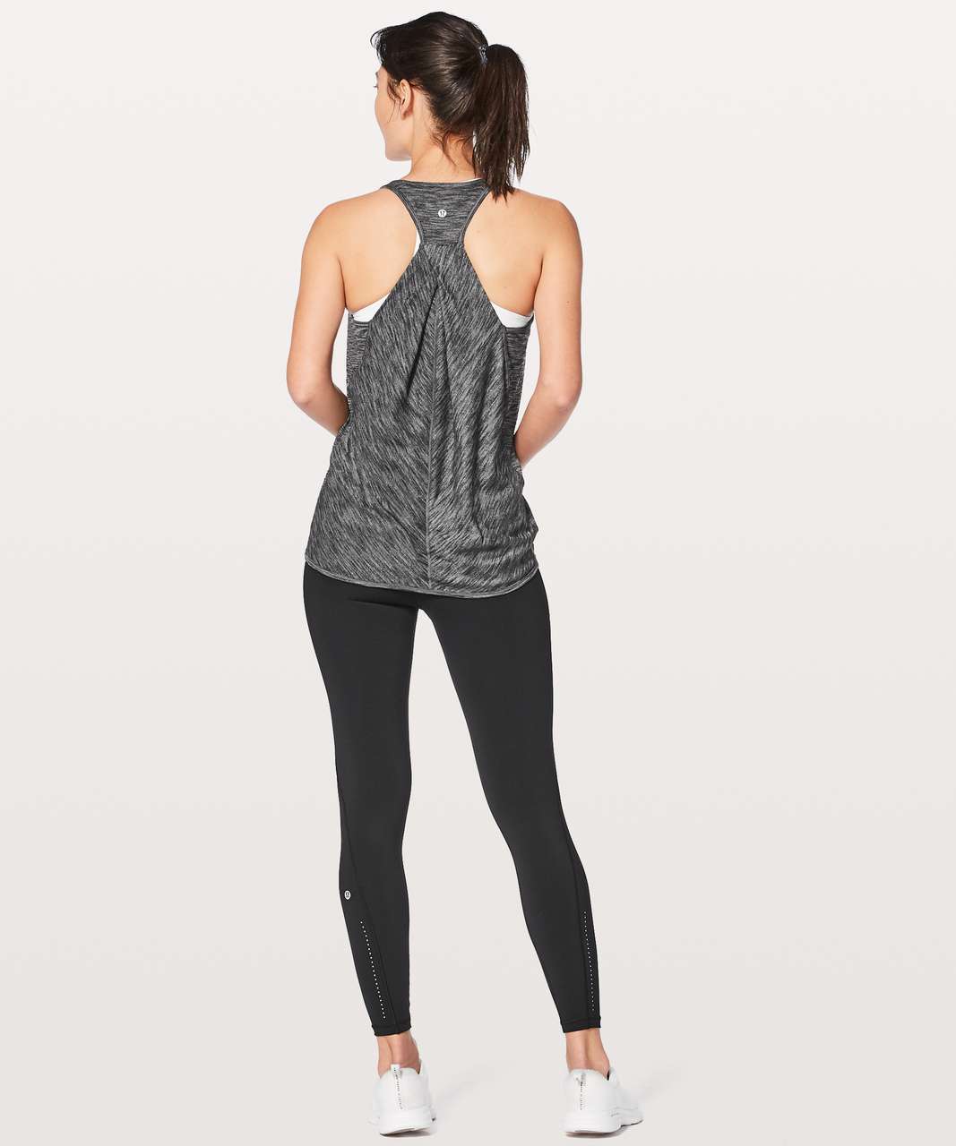 Lululemon Essential Tank - Heathered Black (Third Release)