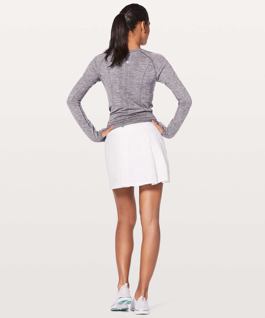 Lululemon Pace Rival Skirt (Tall) *4-way Stretch 15" - White (First Release)