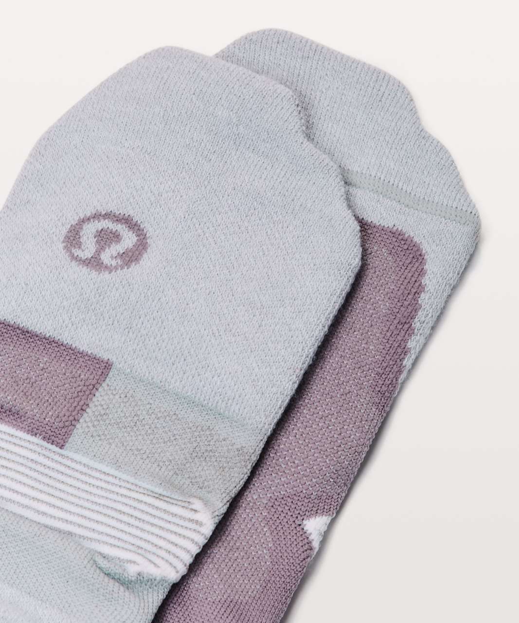 Lululemon Speed Sock *Silver - Silver Fox / Dusty Dawn / White